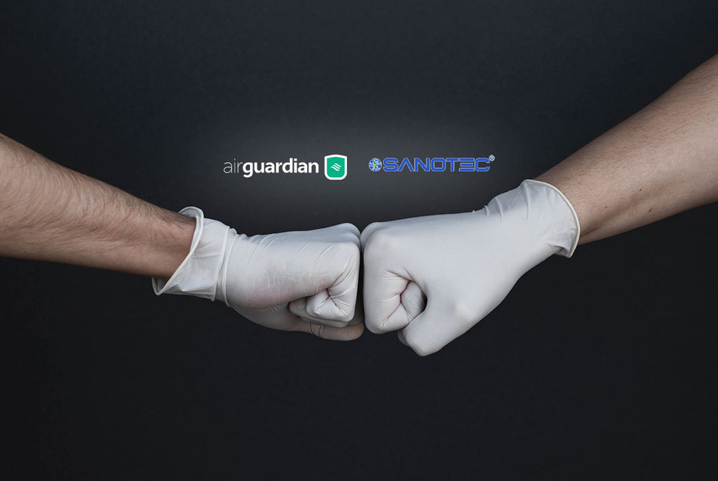 SANOTEC y AirGuardian: Juntos por un espacio seguro y libre de virus