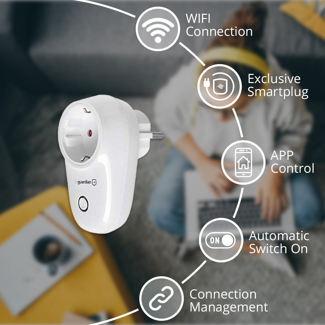 AirGuardian Smart Plug - Enchufe inteligente Wi-Fi